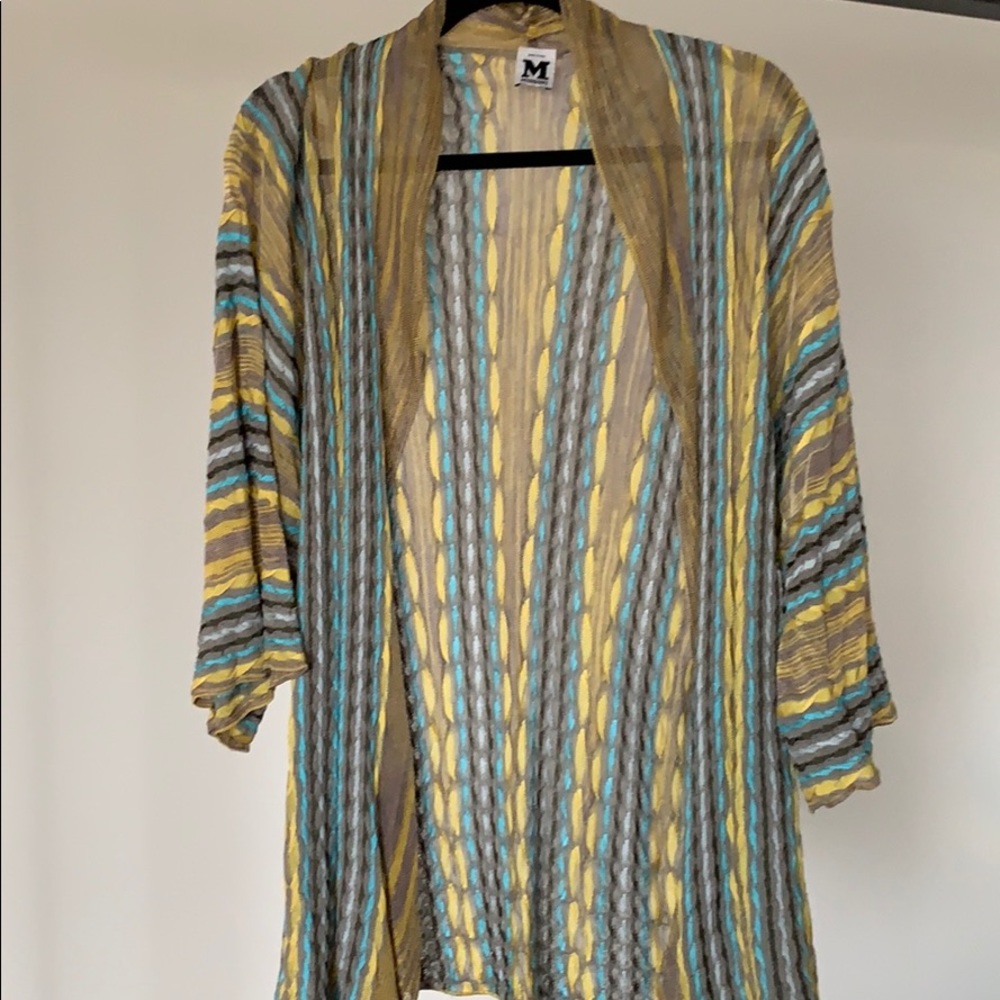 Missoni open front knit top